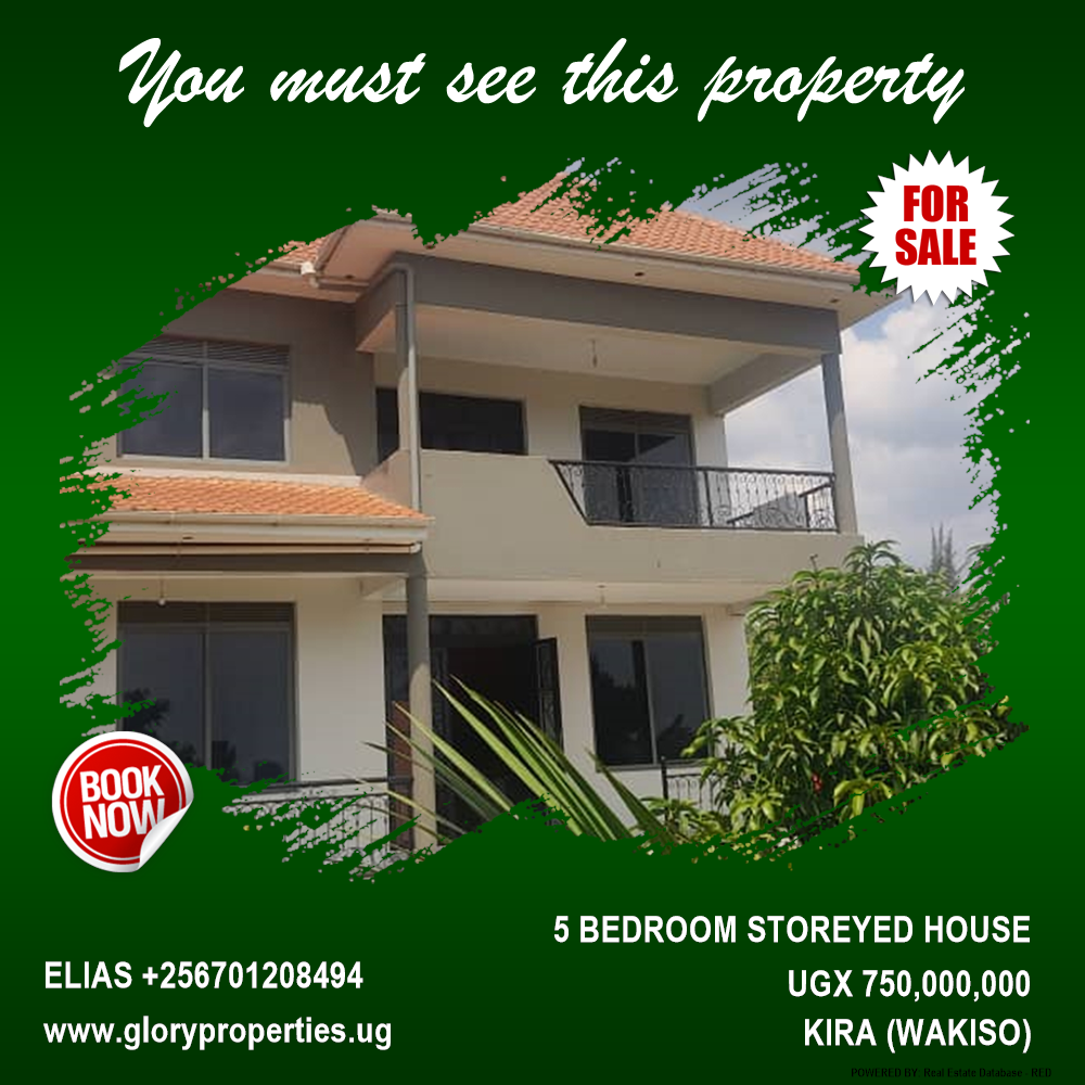 5 bedroom Storeyed house  for sale in Kira Wakiso Uganda, code: 147852