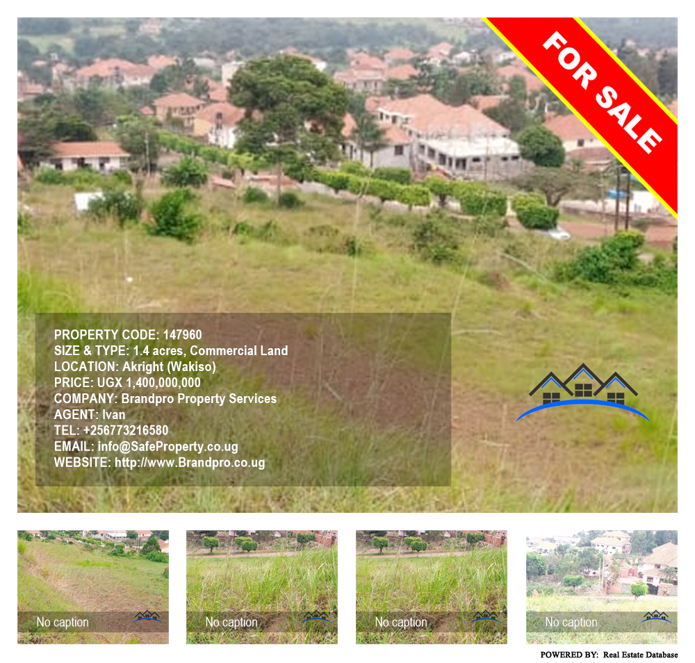 Commercial Land  for sale in Akright Wakiso Uganda, code: 147960