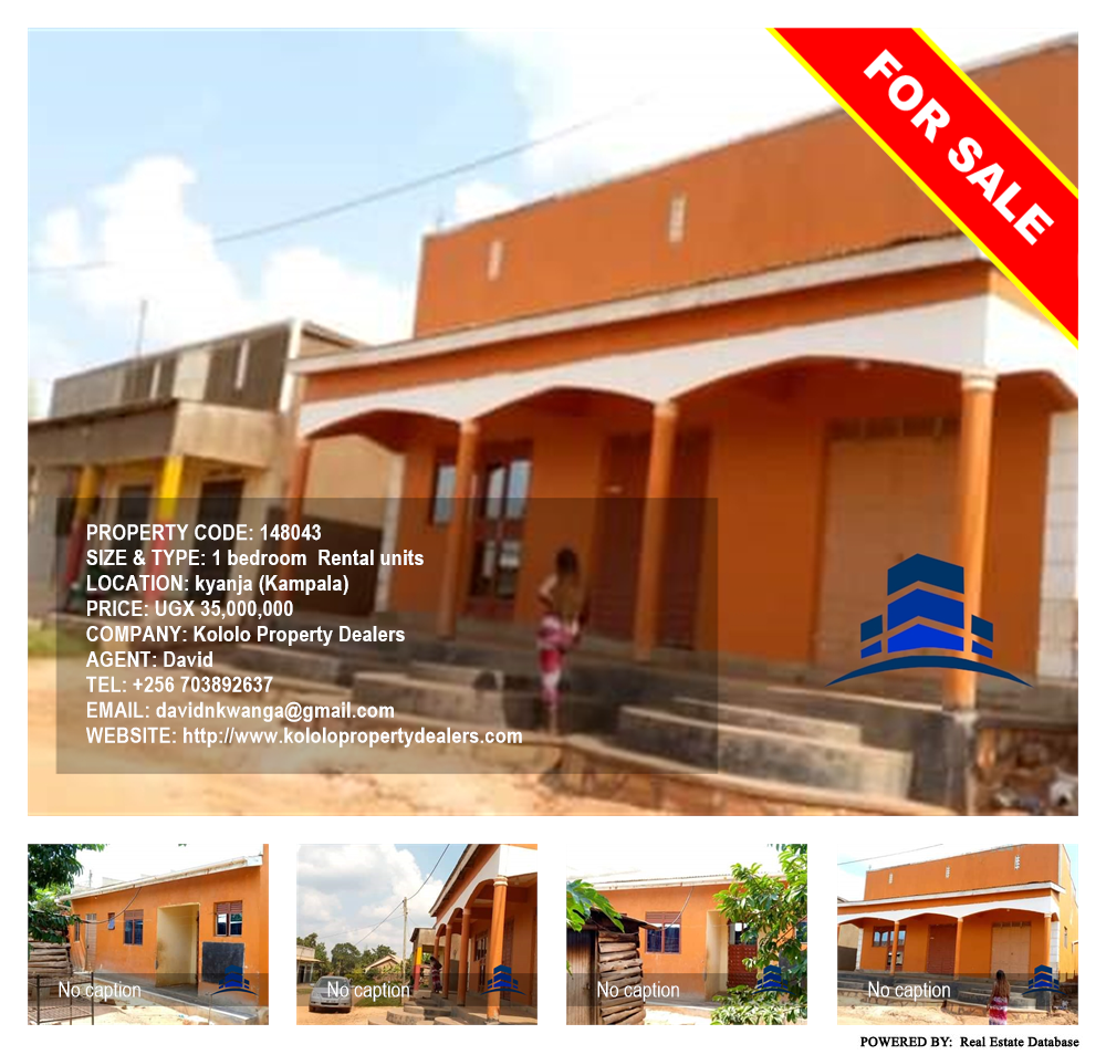 1 bedroom Rental units  for sale in Kyanja Kampala Uganda, code: 148043