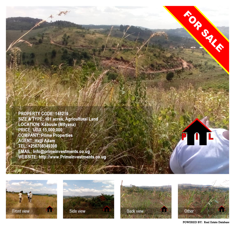Agricultural Land  for sale in Kabuule Mityana Uganda, code: 148216