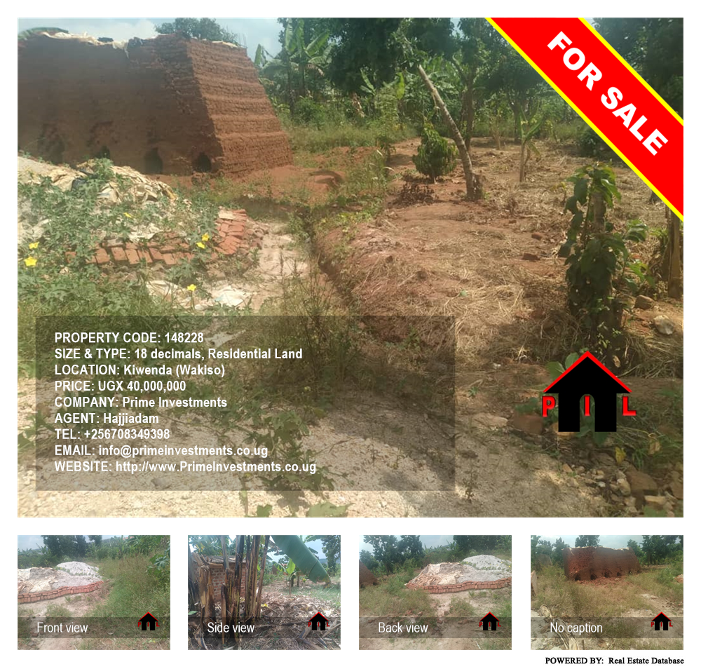 Residential Land  for sale in Kiwenda Wakiso Uganda, code: 148228