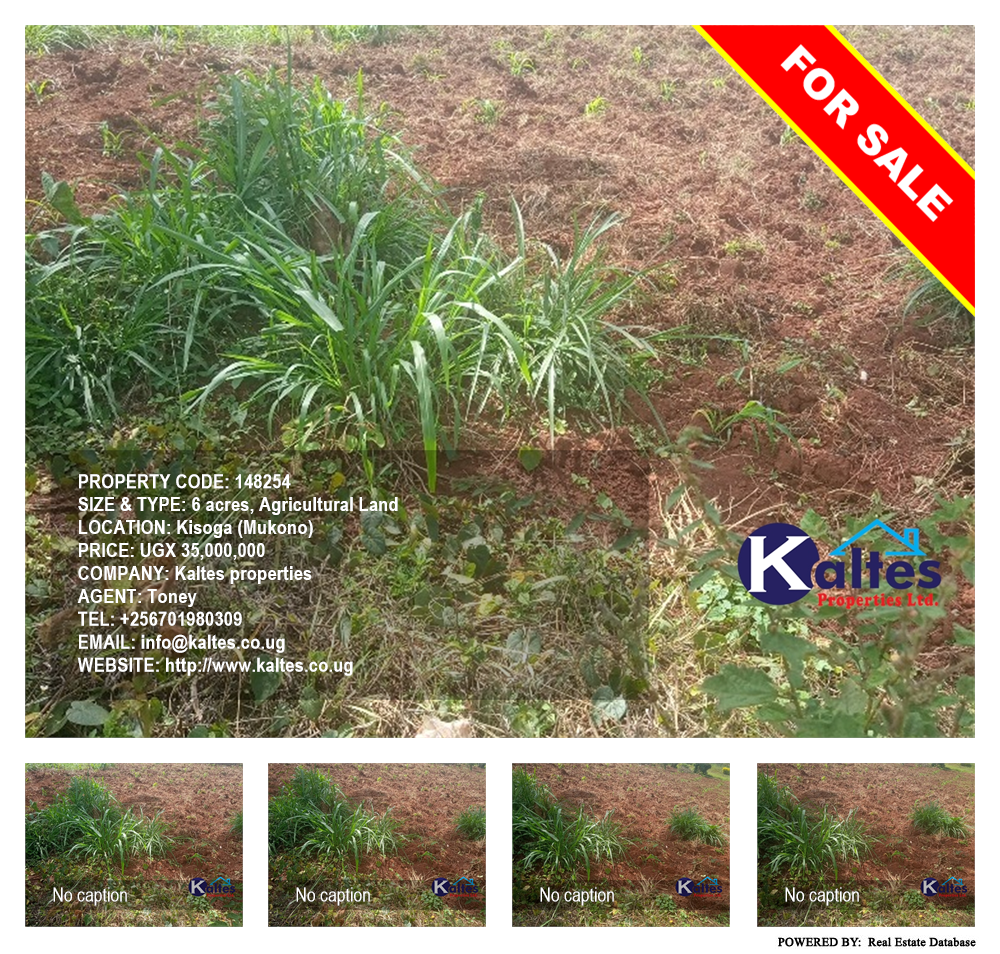 Agricultural Land  for sale in Kisoga Mukono Uganda, code: 148254