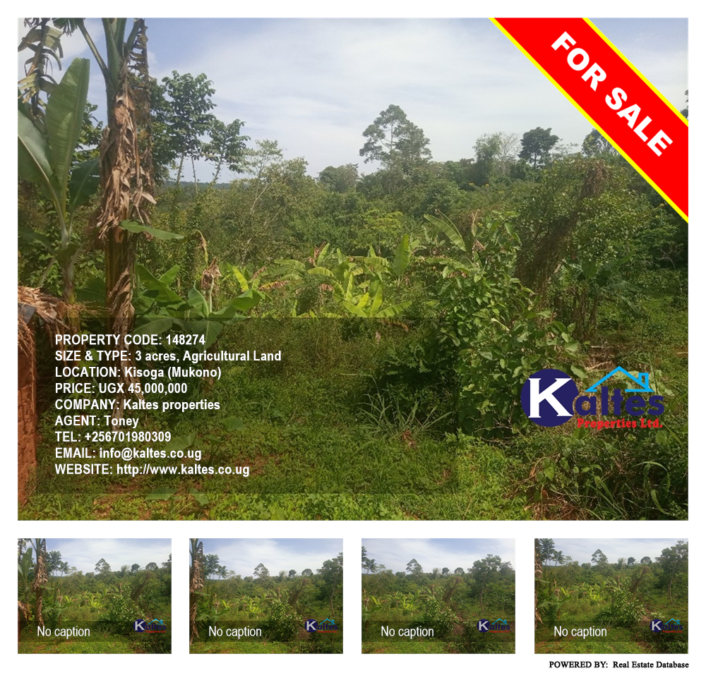 Agricultural Land  for sale in Kisoga Mukono Uganda, code: 148274