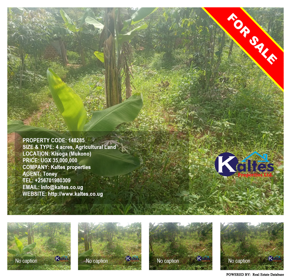 Agricultural Land  for sale in Kisoga Mukono Uganda, code: 148285