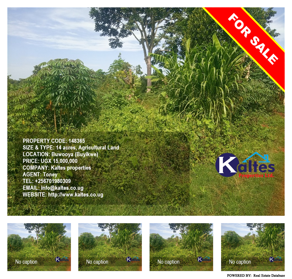 Agricultural Land  for sale in Buwooya Buyikwe Uganda, code: 148365