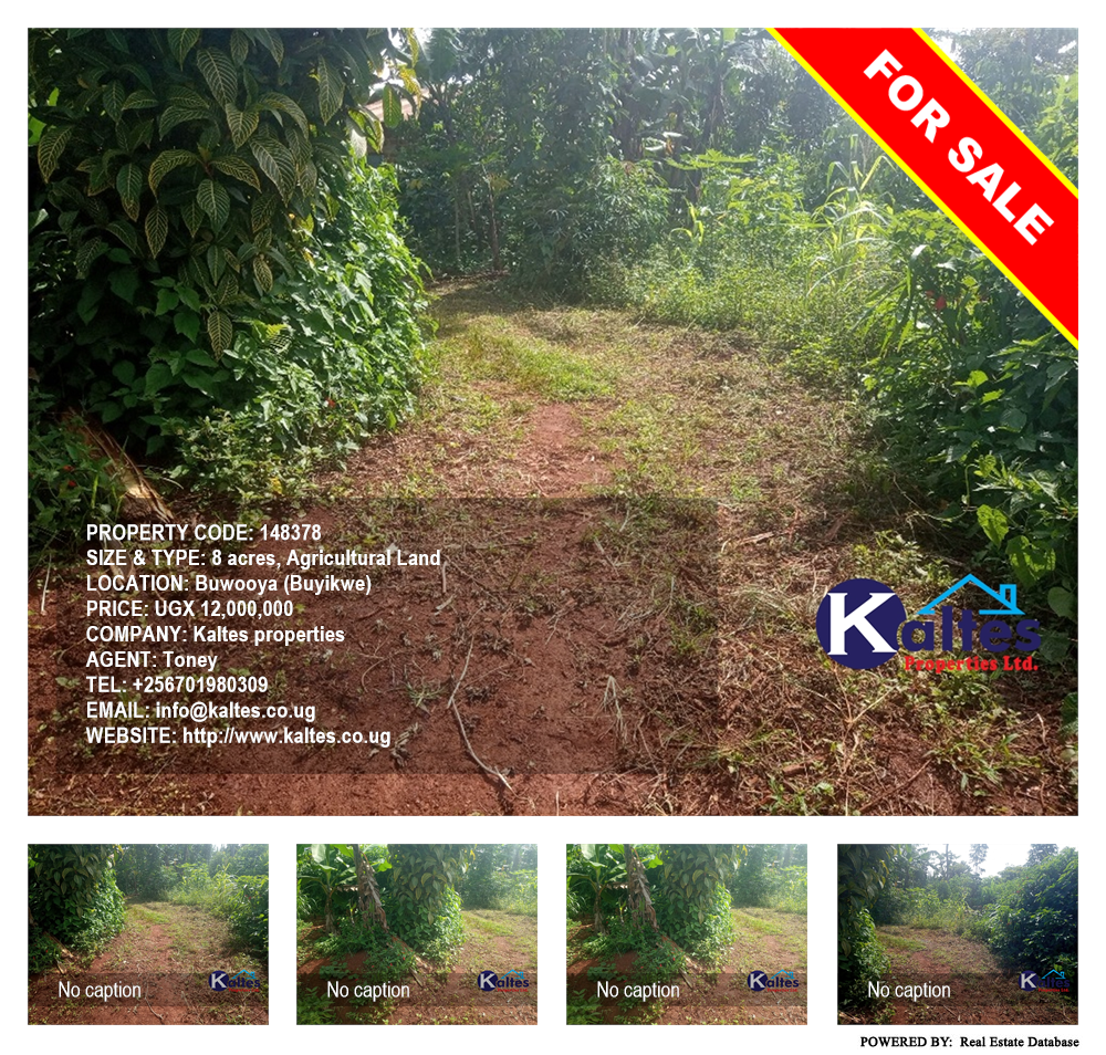 Agricultural Land  for sale in Buwooya Buyikwe Uganda, code: 148378