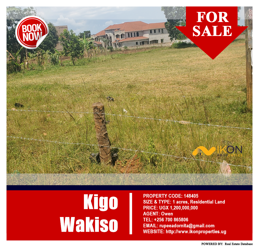 Residential Land  for sale in Kigo Wakiso Uganda, code: 148405