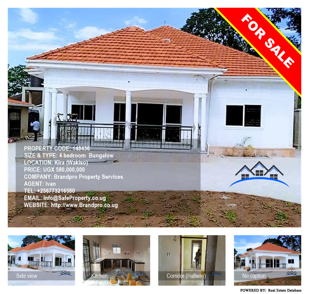 4 bedroom Bungalow  for sale in Kira Wakiso Uganda, code: 148436