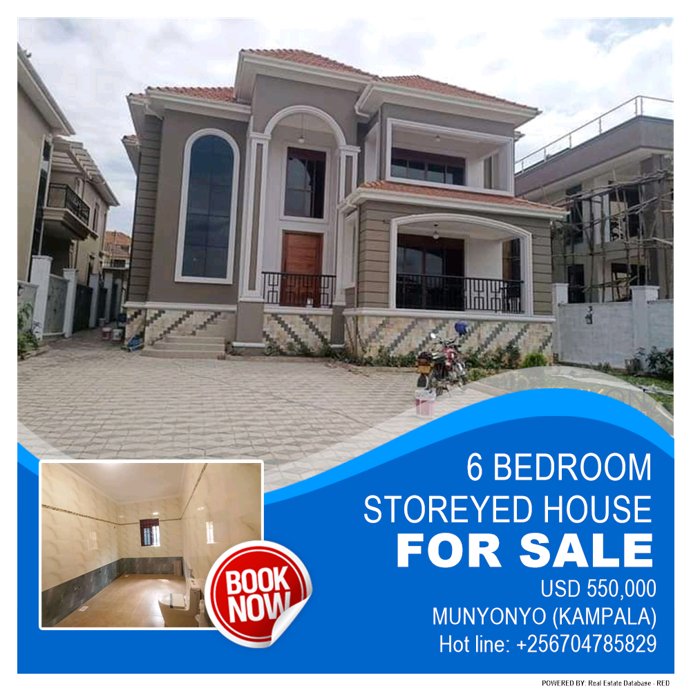 6 bedroom Storeyed house  for sale in Munyonyo Kampala Uganda, code: 148497