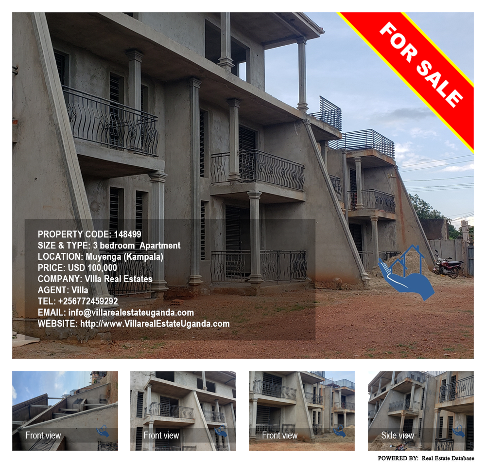 3 bedroom Apartment  for sale in Muyenga Kampala Uganda, code: 148499