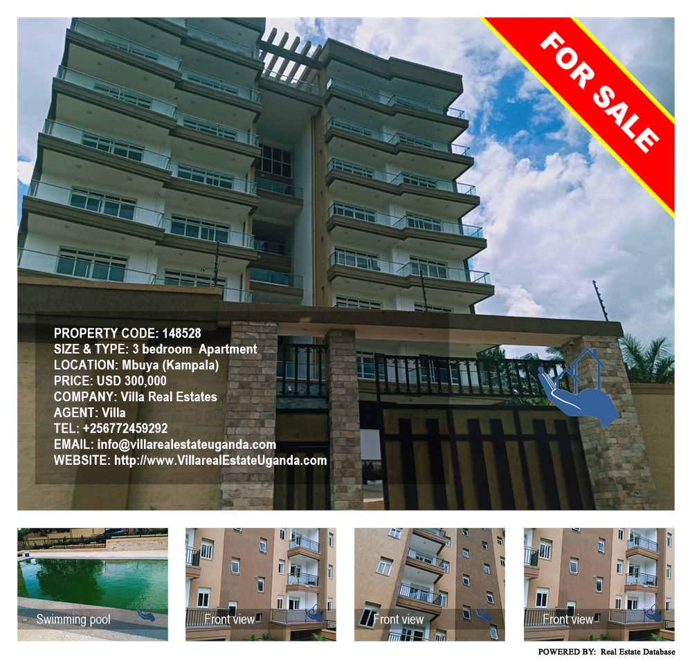 3 bedroom Apartment  for sale in Mbuya Kampala Uganda, code: 148528