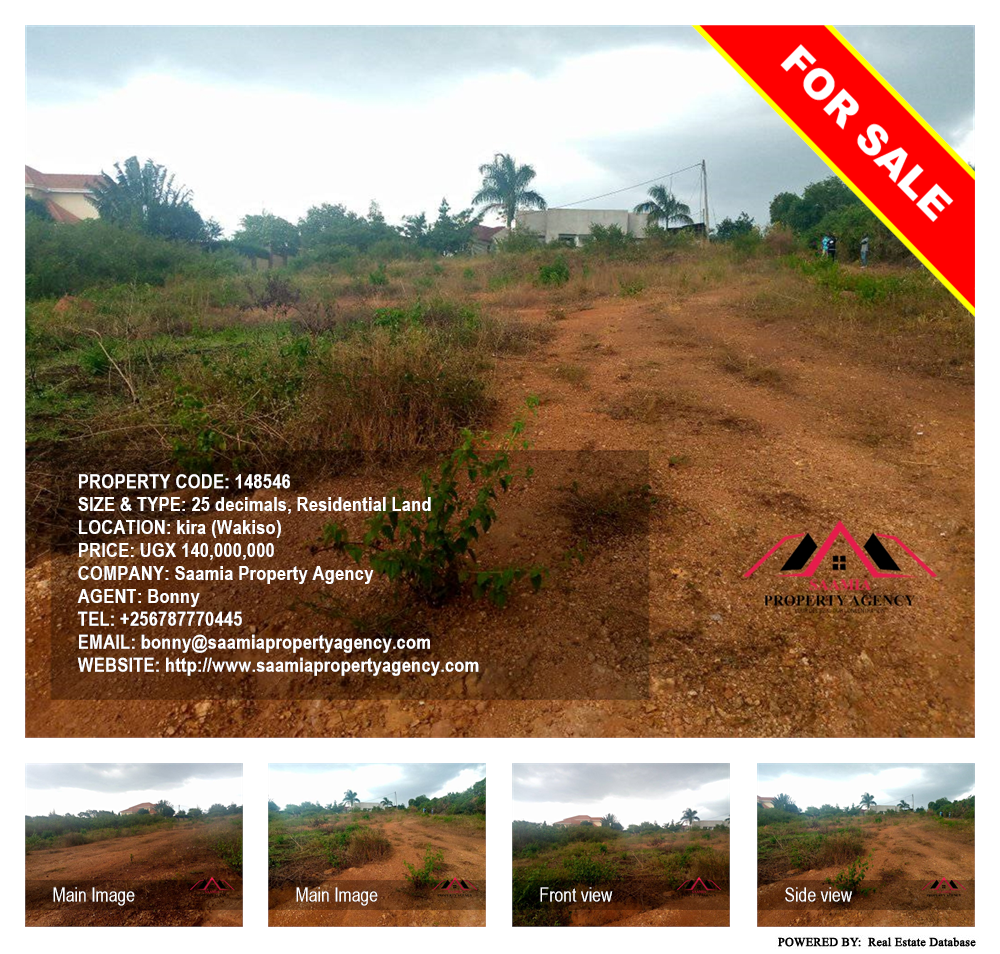 Residential Land  for sale in Kira Wakiso Uganda, code: 148546