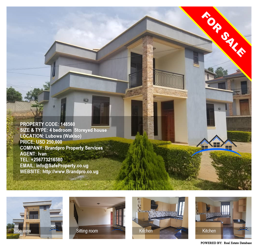 4 bedroom Storeyed house  for sale in Lubowa Wakiso Uganda, code: 148560