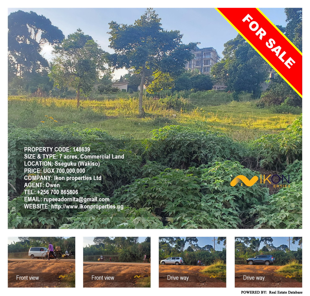 Commercial Land  for sale in Seguku Wakiso Uganda, code: 148639