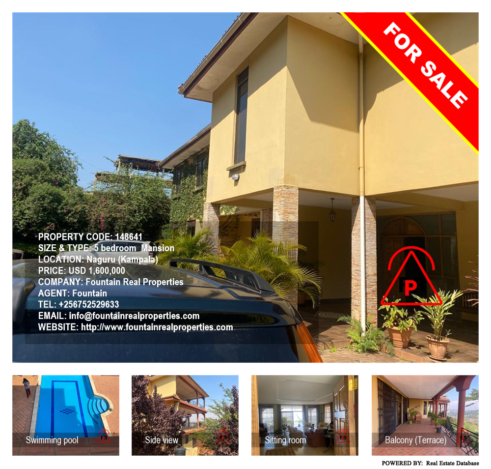 5 bedroom Mansion  for sale in Naguru Kampala Uganda, code: 148641