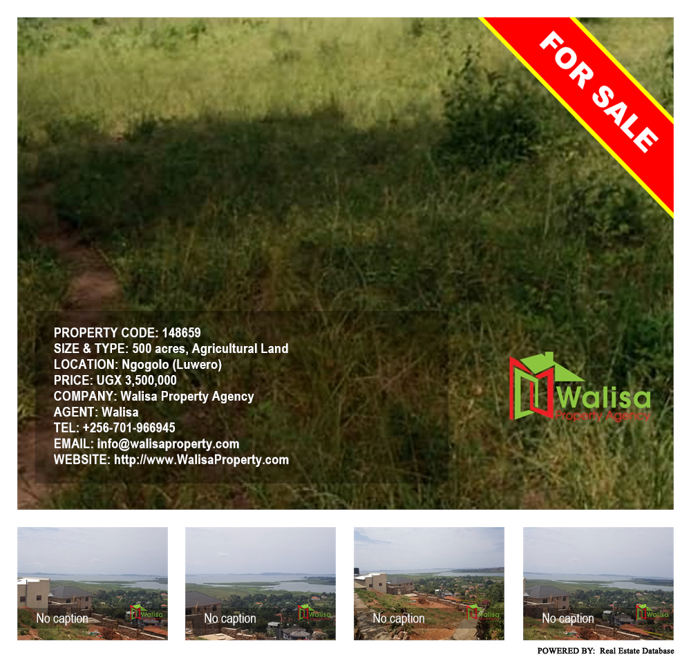 Agricultural Land  for sale in Ngogolo Luweero Uganda, code: 148659