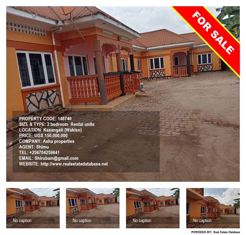 2 bedroom Rental units  for sale in Kasangati Wakiso Uganda, code: 148740