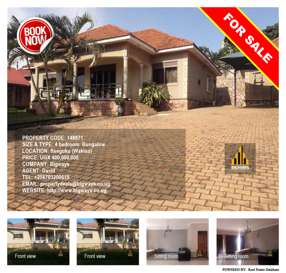 4 bedroom Bungalow  for sale in Seguku Wakiso Uganda, code: 148871