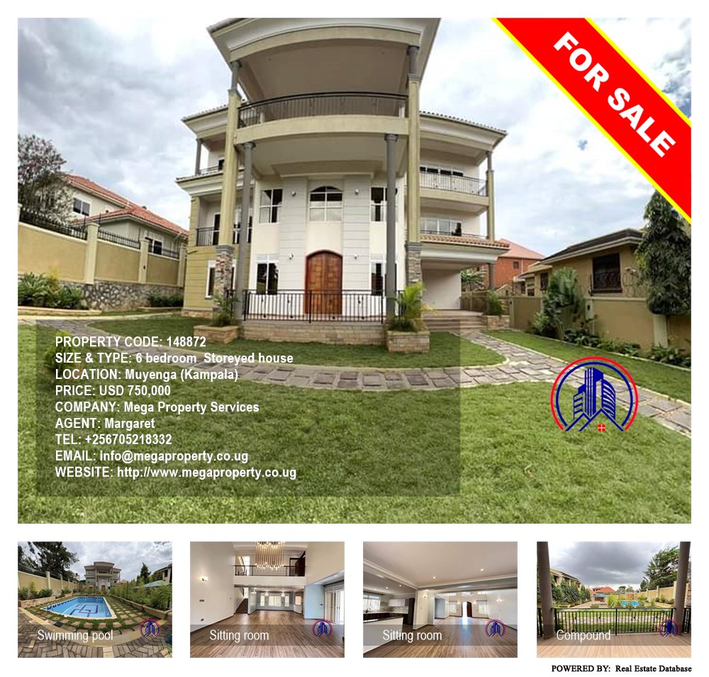 6 bedroom Storeyed house  for sale in Muyenga Kampala Uganda, code: 148872