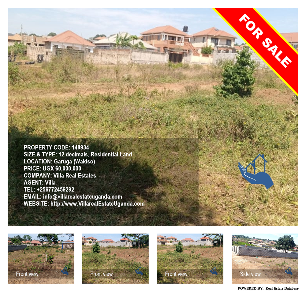 Residential Land  for sale in Garuga Wakiso Uganda, code: 148934