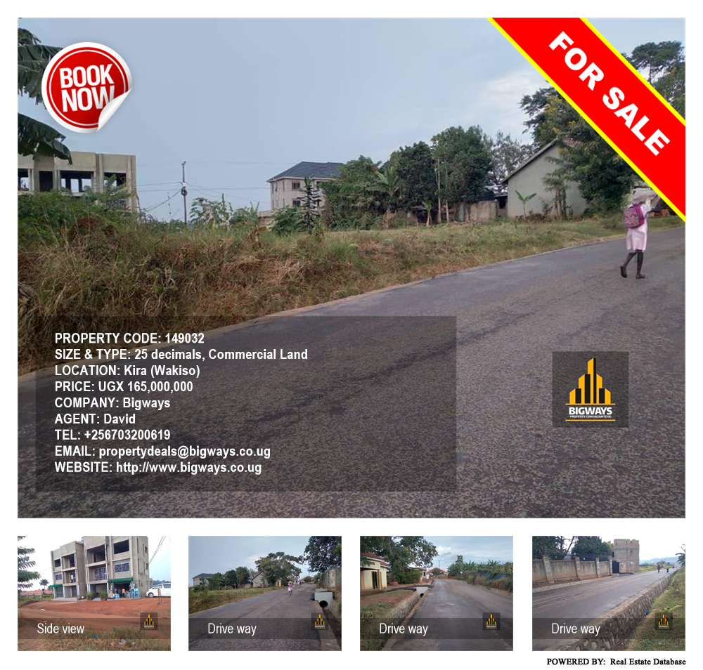 Commercial Land  for sale in Kira Wakiso Uganda, code: 149032