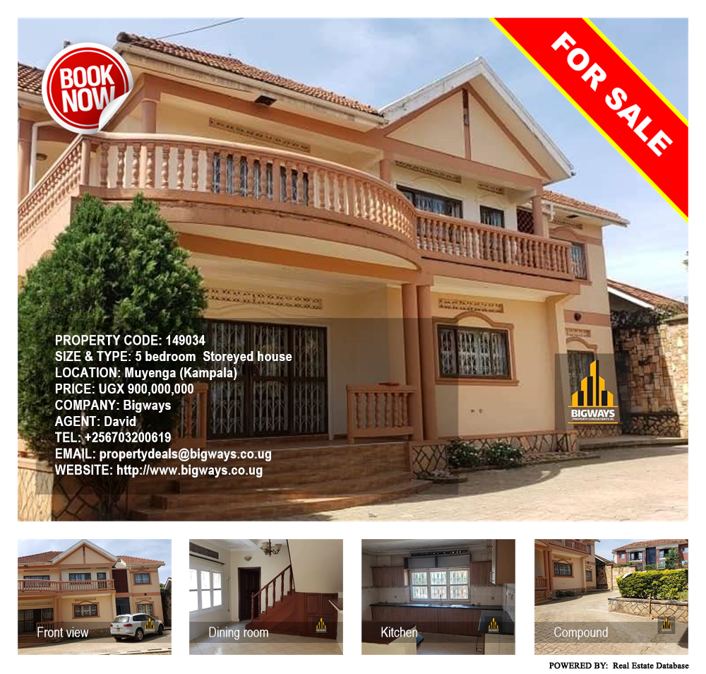 5 bedroom Storeyed house  for sale in Muyenga Kampala Uganda, code: 149034
