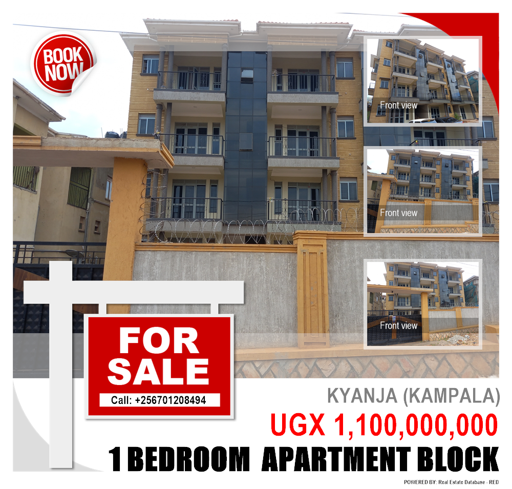 1 bedroom Apartment block  for sale in Kyanja Kampala Uganda, code: 149049
