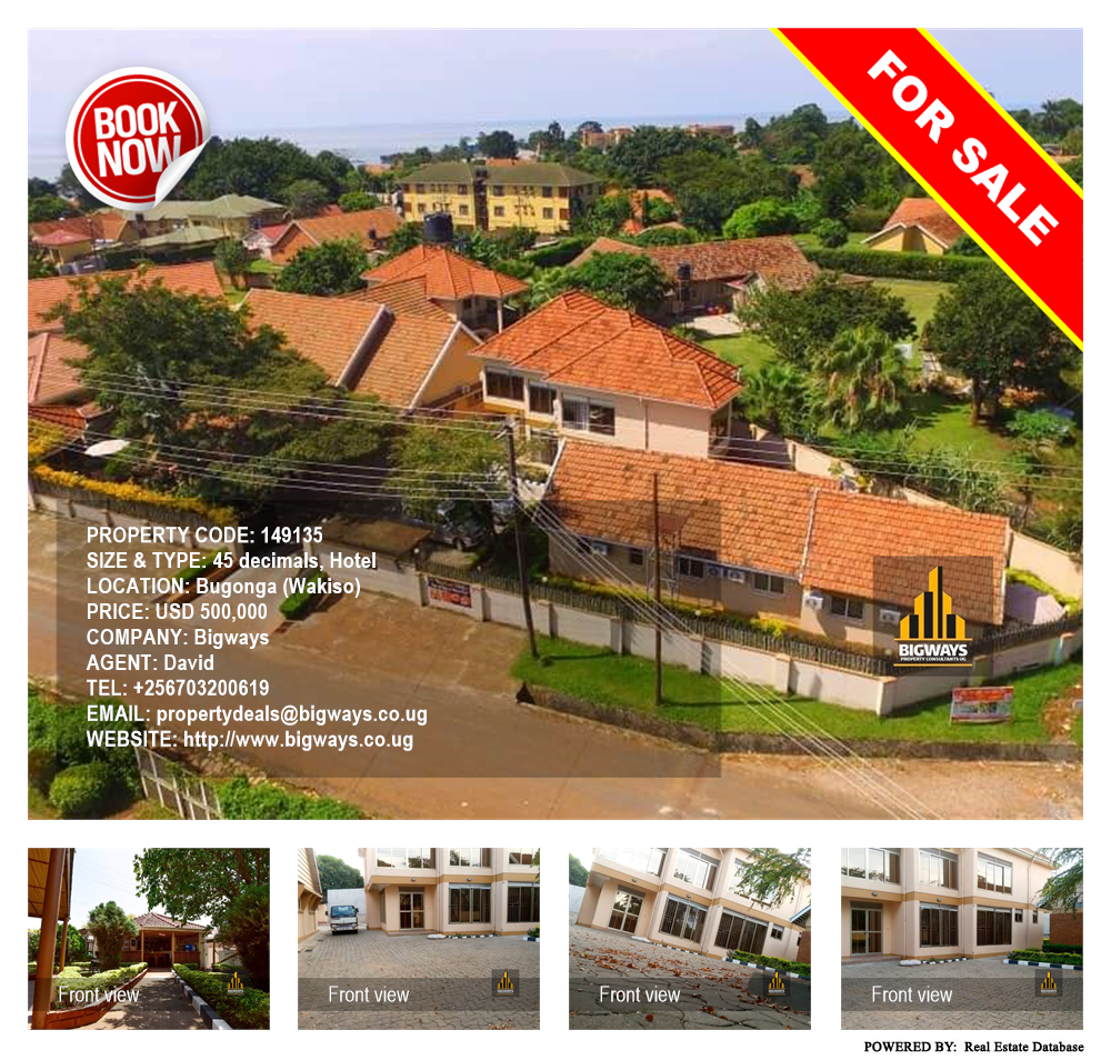 Hotel  for sale in Bugonga Wakiso Uganda, code: 149135