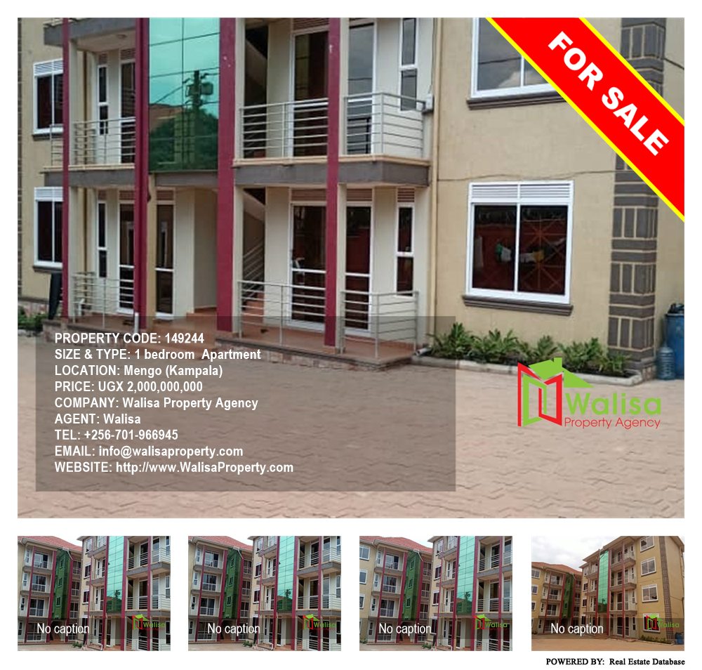 1 bedroom Apartment  for sale in Mengo Kampala Uganda, code: 149244