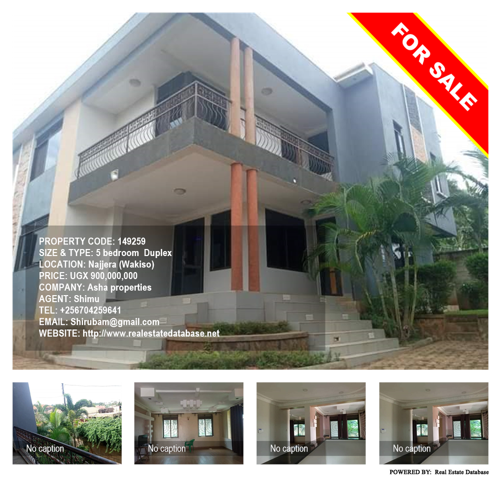 5 bedroom Duplex  for sale in Najjera Wakiso Uganda, code: 149259