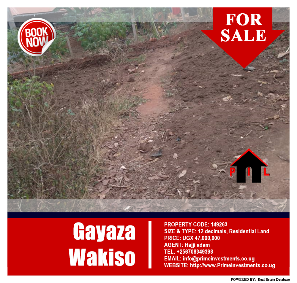 Residential Land  for sale in Gayaza Wakiso Uganda, code: 149263