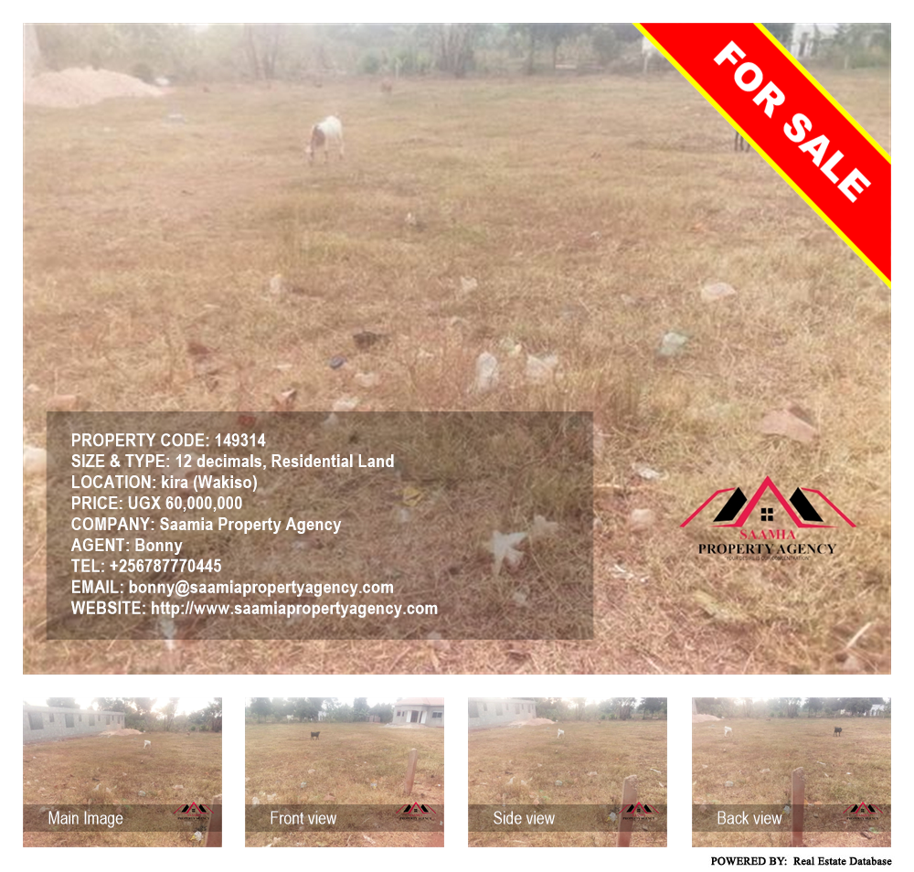 Residential Land  for sale in Kira Wakiso Uganda, code: 149314