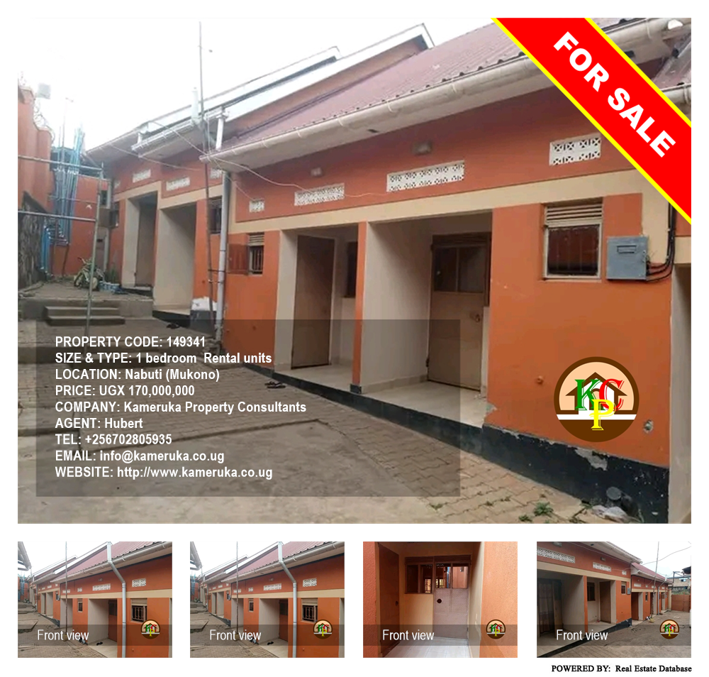 1 bedroom Rental units  for sale in Nabuti Mukono Uganda, code: 149341