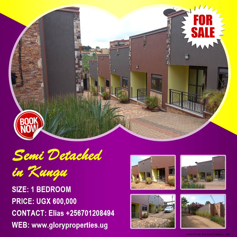 1 bedroom Semi Detached  for rent in Kungu Kampala Uganda, code: 149345