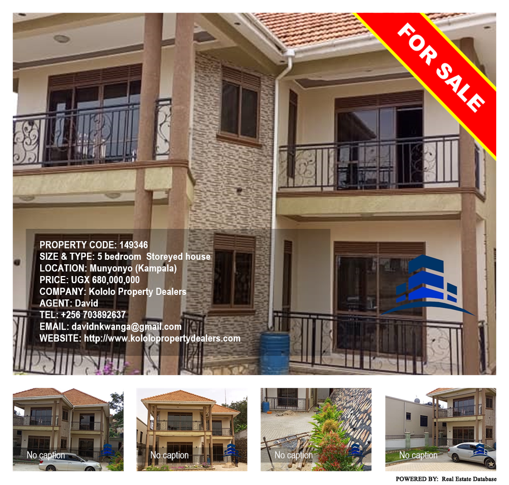 5 bedroom Storeyed house  for sale in Munyonyo Kampala Uganda, code: 149346