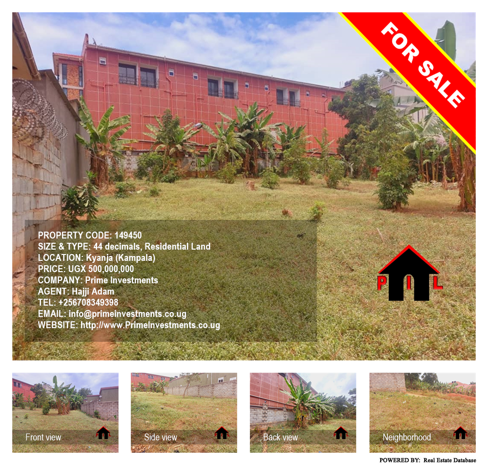 Residential Land  for sale in Kyanja Kampala Uganda, code: 149450