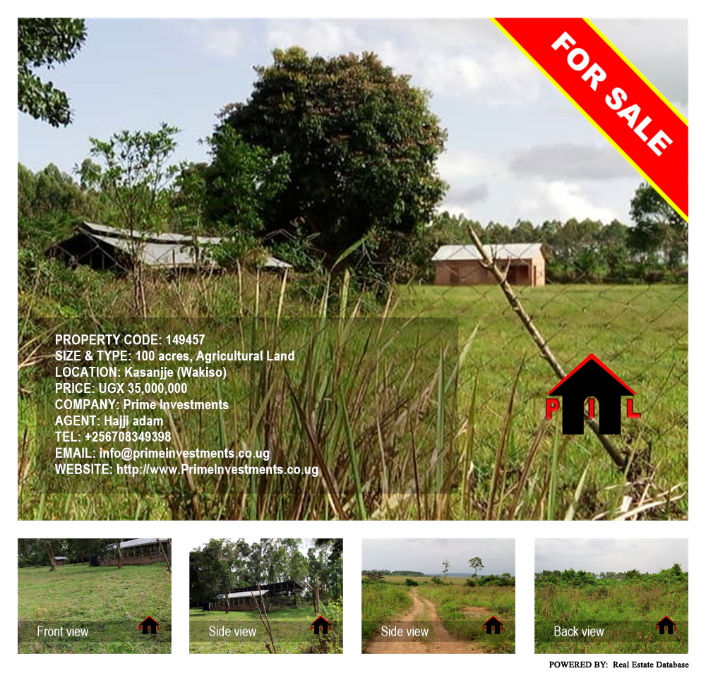Agricultural Land  for sale in Kasanjje Wakiso Uganda, code: 149457