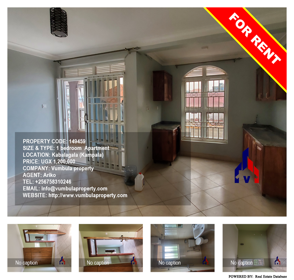 1 bedroom Apartment  for rent in Kabalagala Kampala Uganda, code: 149459