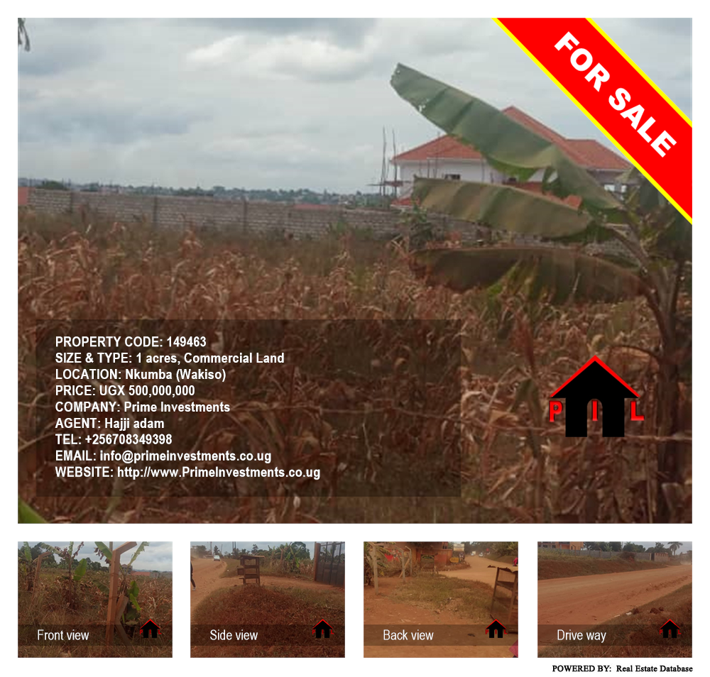 Commercial Land  for sale in Nkumba Wakiso Uganda, code: 149463