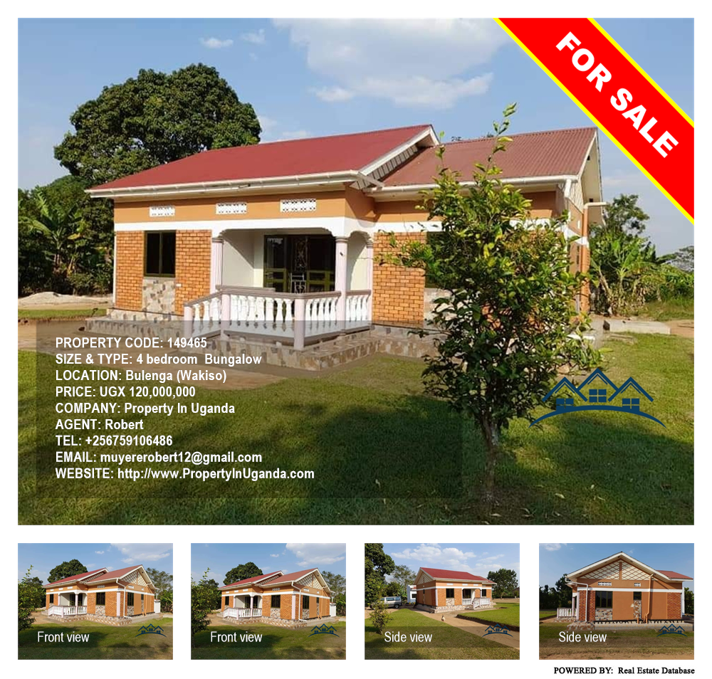 4 bedroom Bungalow  for sale in Bulenga Wakiso Uganda, code: 149465