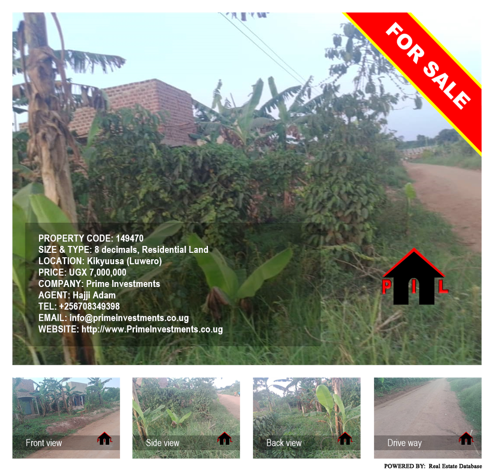 Residential Land  for sale in Kikyuusa Luweero Uganda, code: 149470