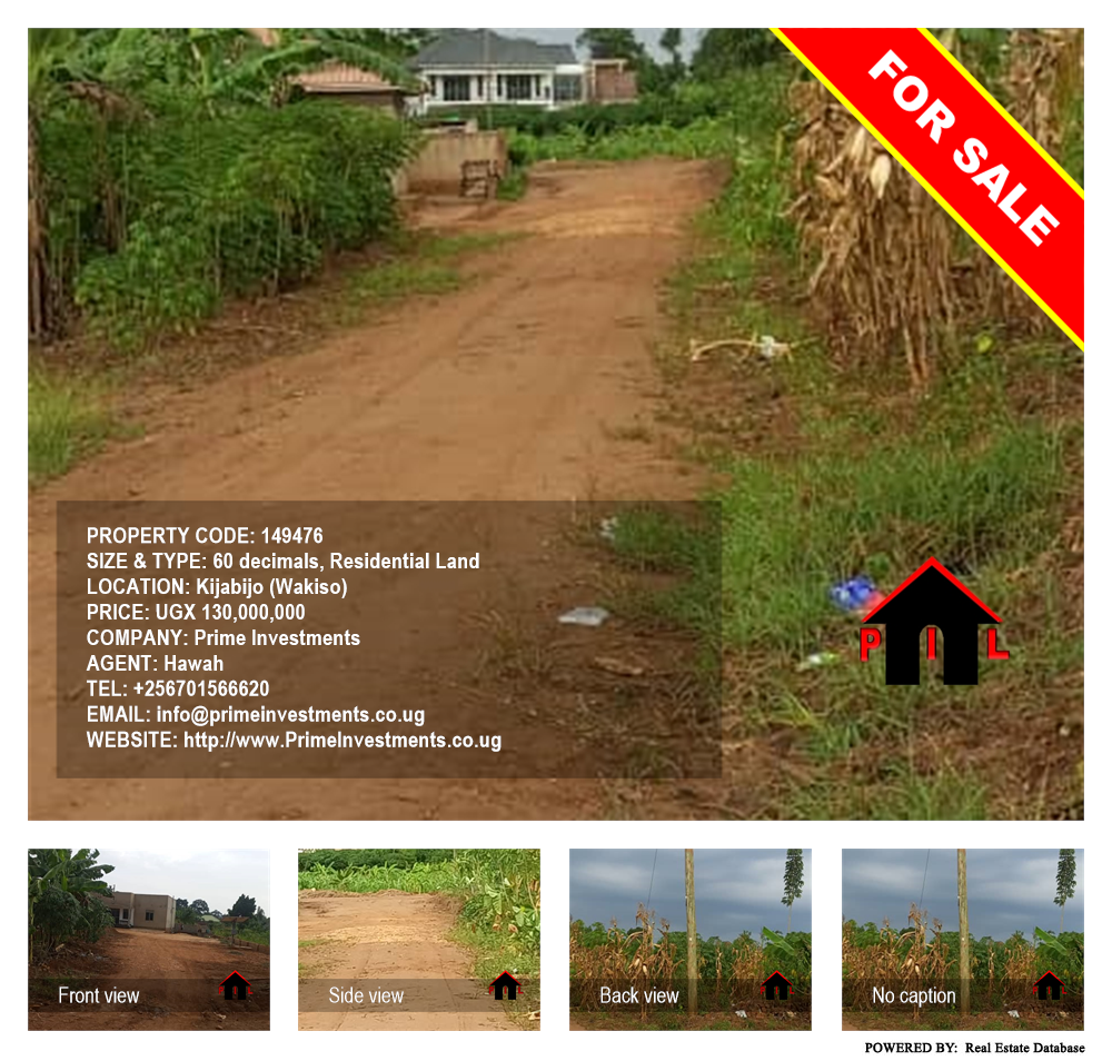 Residential Land  for sale in Kijabijo Wakiso Uganda, code: 149476