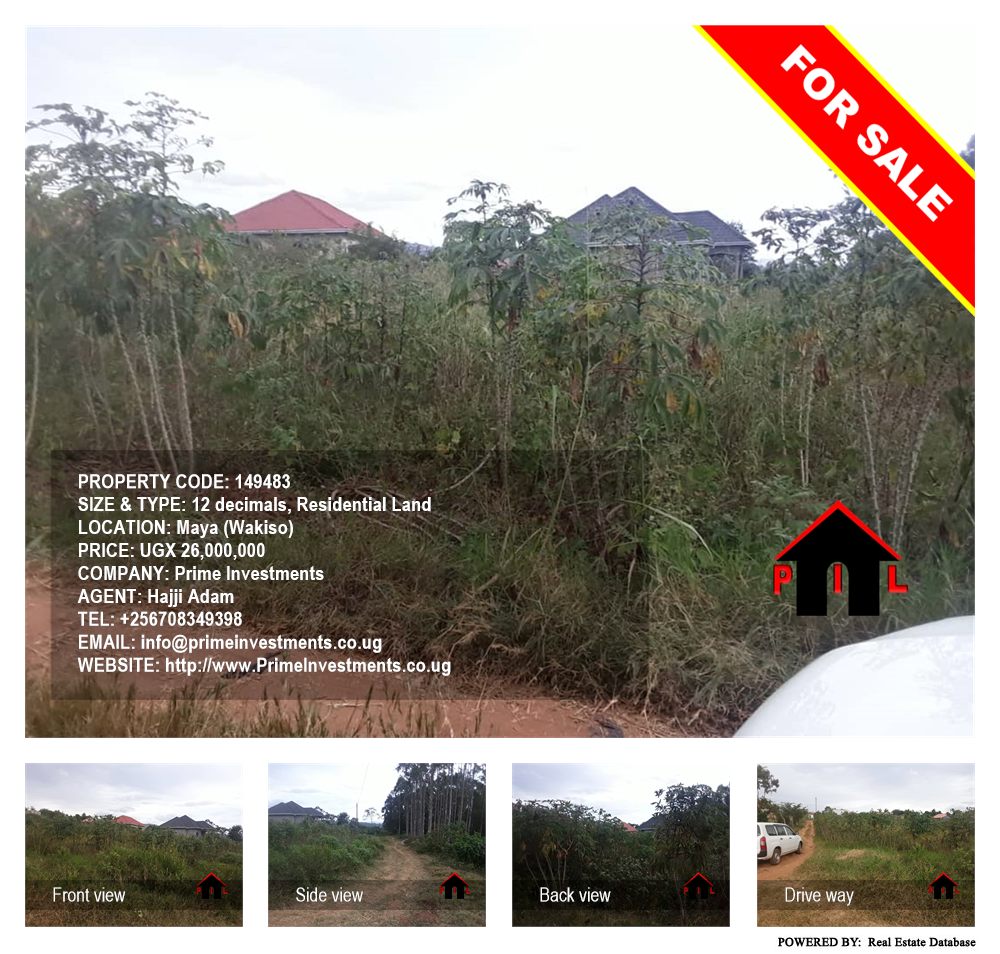 Residential Land  for sale in Maya Wakiso Uganda, code: 149483