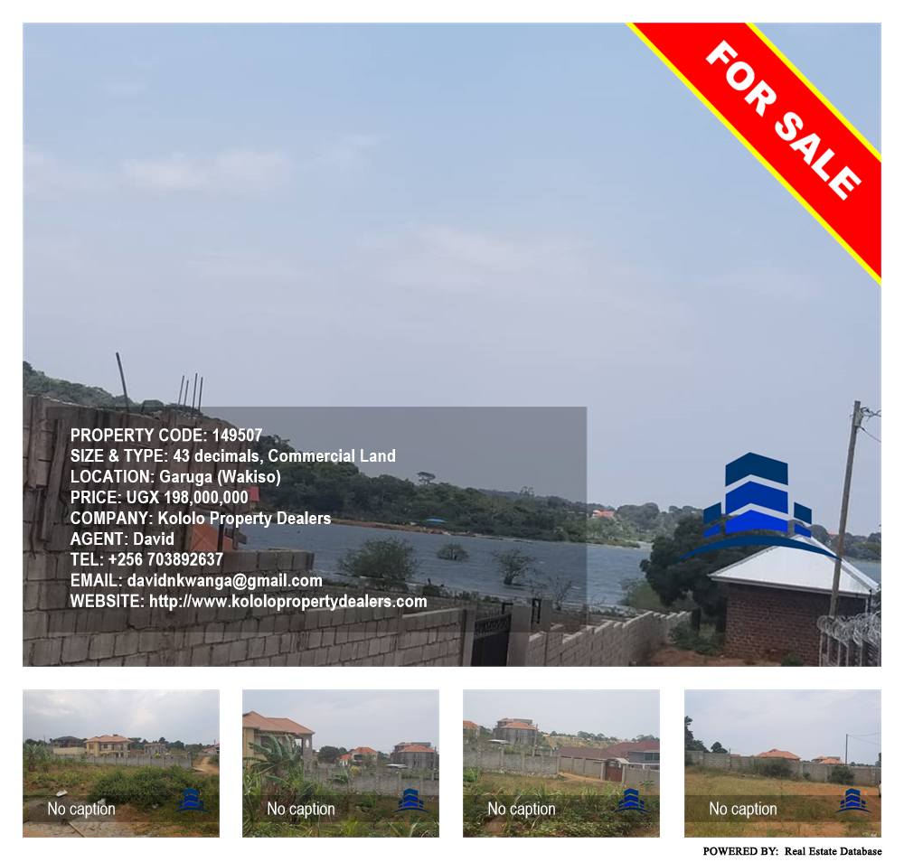 Commercial Land  for sale in Garuga Wakiso Uganda, code: 149507