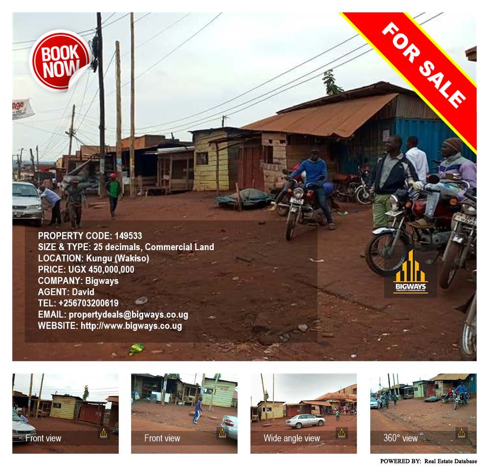 Commercial Land  for sale in Kungu Wakiso Uganda, code: 149533