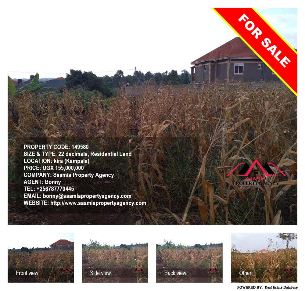 Residential Land  for sale in Kira Kampala Uganda, code: 149580