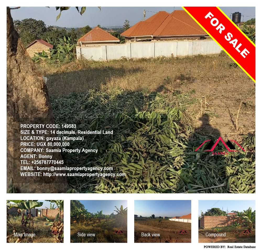 Residential Land  for sale in Gayaza Kampala Uganda, code: 149583