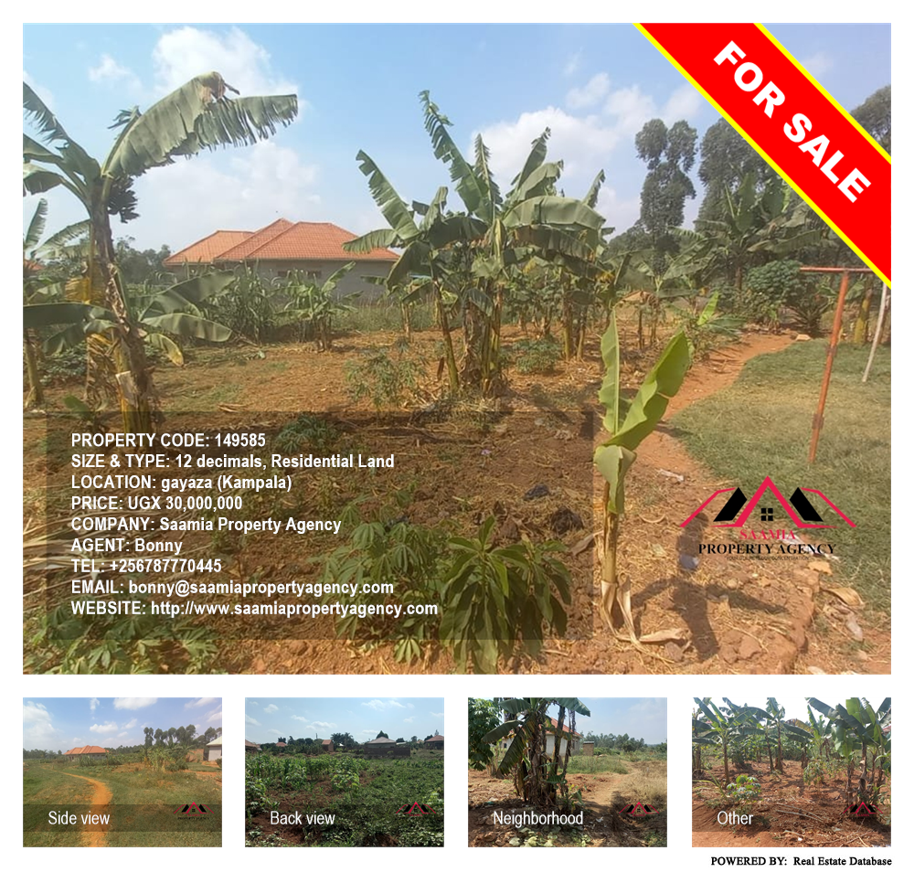 Residential Land  for sale in Gayaza Kampala Uganda, code: 149585