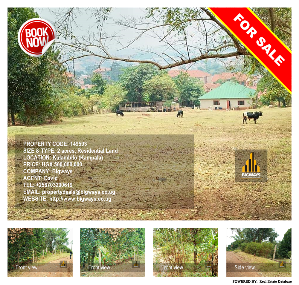 Residential Land  for sale in Kulambilo Kampala Uganda, code: 149593
