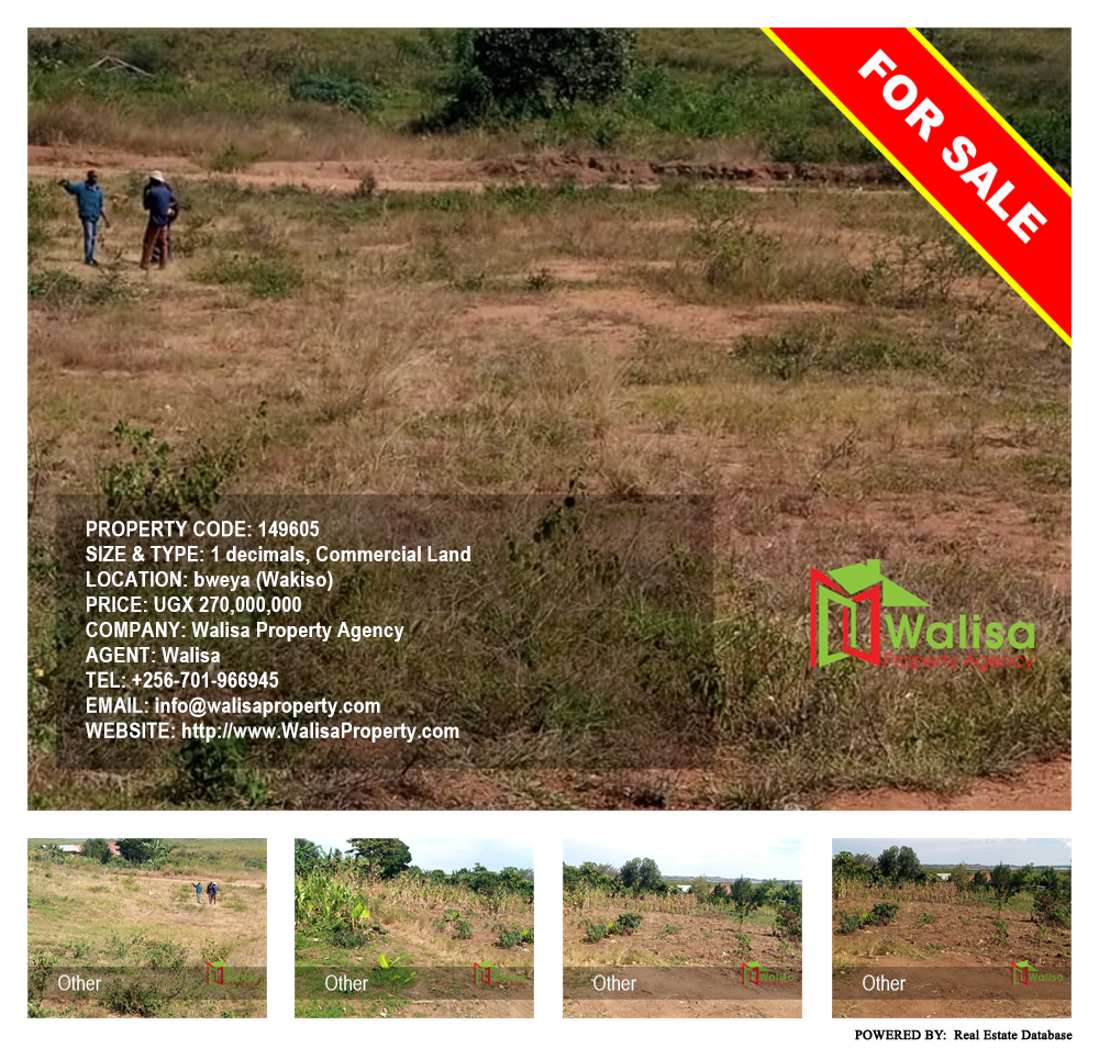 Commercial Land  for sale in Bweya Wakiso Uganda, code: 149605